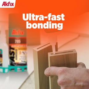 Akfix 705  Superfast Adhesive (CA Glue (1.70 oz.) with Spray Adhesive Activator (6.70 fl oz.))