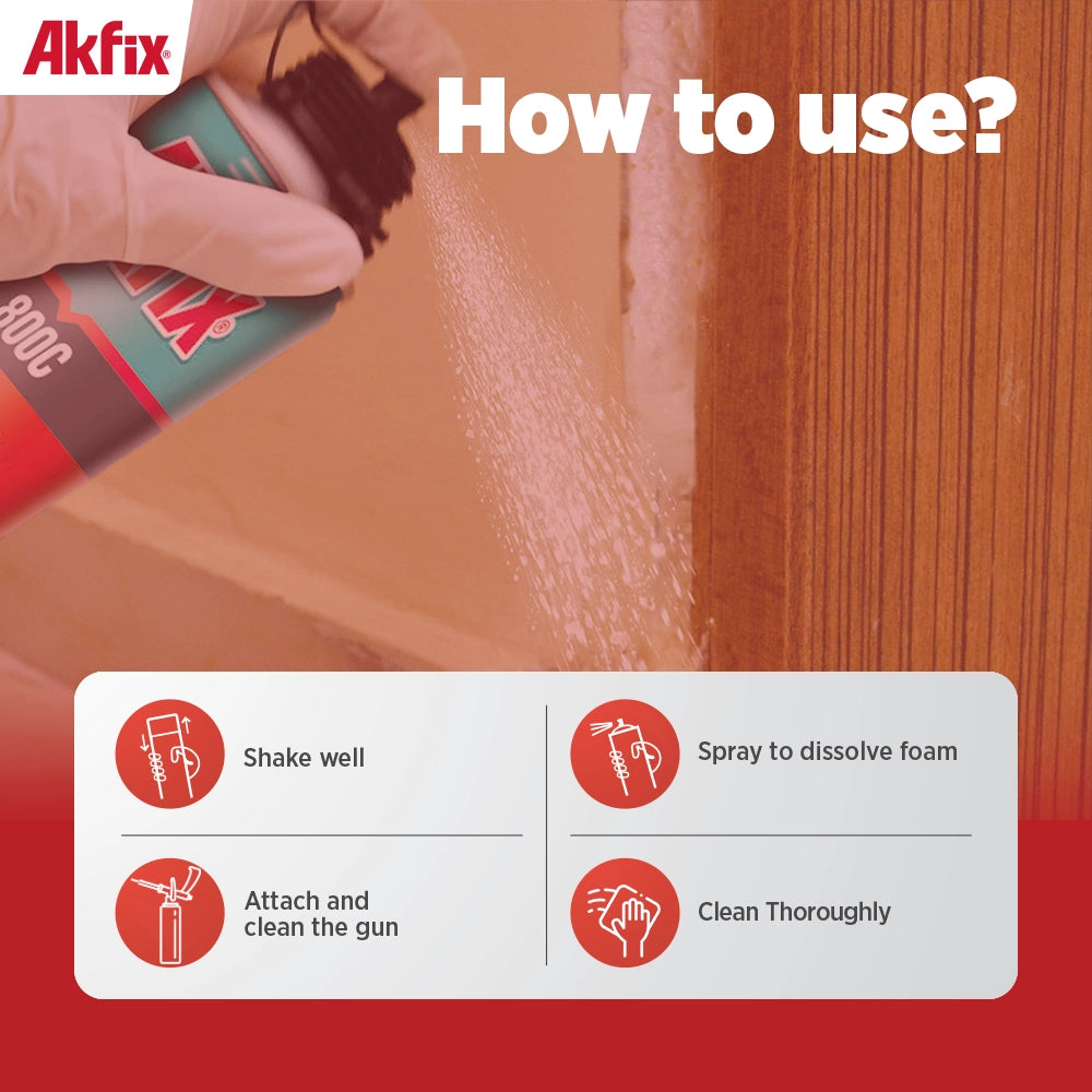 Akfix 800C Foam Cleaner 12.3 fl oz