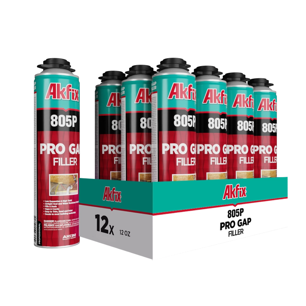 Akfix 805P Pro Gap Filler Foam, Polyurethane Foam, 29 oz