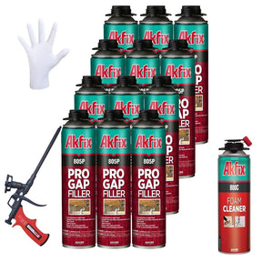 Akfix 805P 805P Espuma multiusos para pistola de poliuretano, 28,7 oz/750 ml