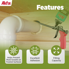 Akfix 805P Pro Gap Filler Foam, Polyurethane Foam, 29 oz