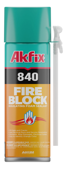 Akfix 840 Fire Block Spray Foam 12 oz