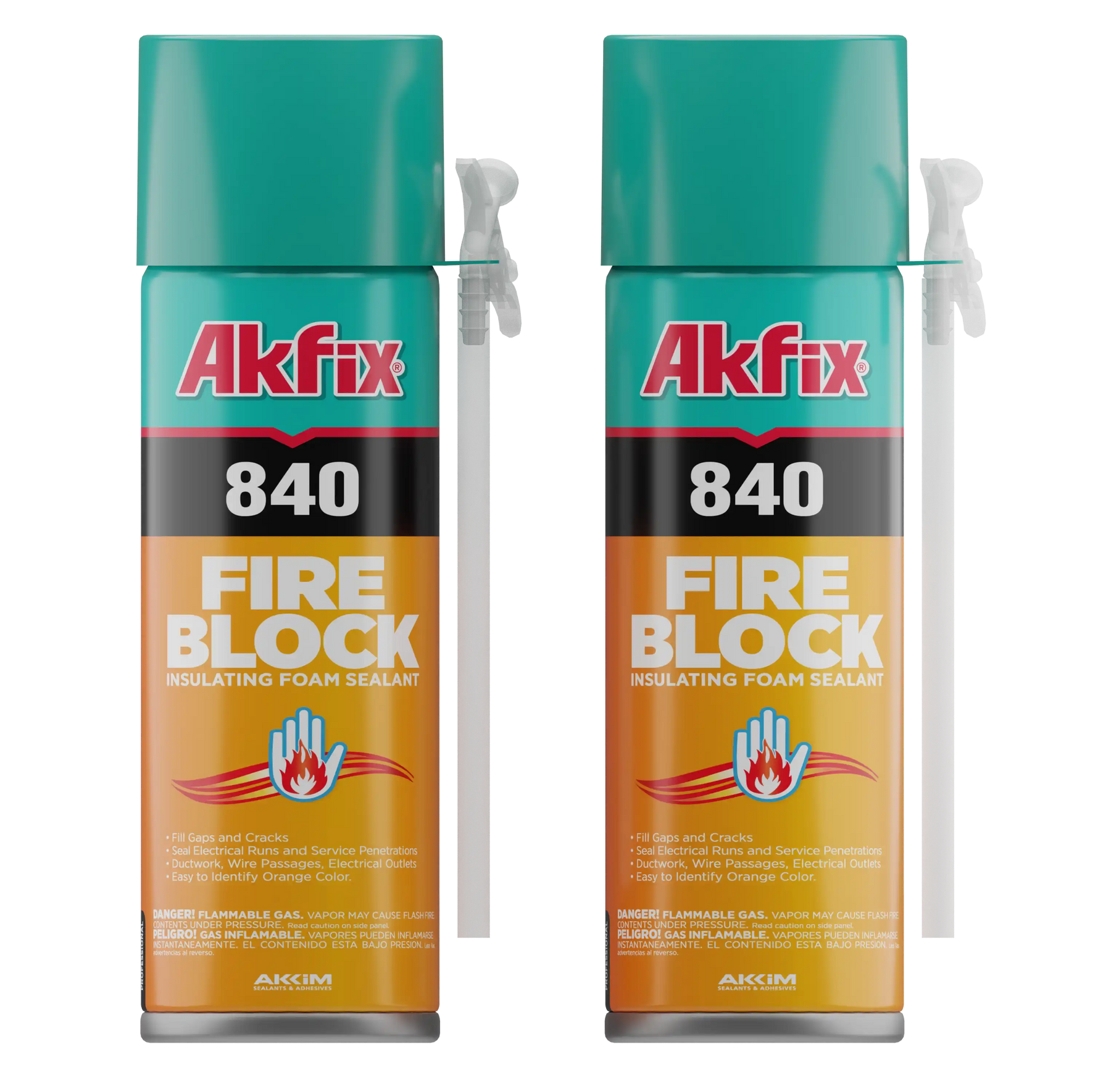 Akfix 840 Fire Block Spray Foam 12 oz