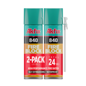 Akfix 840 Fire Block Spray Foam 12 oz
