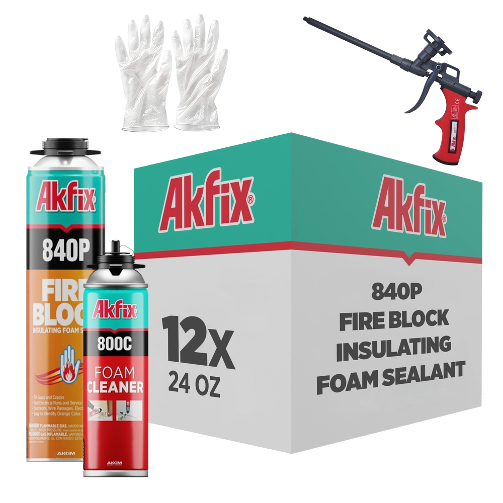 Espuma para pistola Akfix 840P B2 resistente al fuego