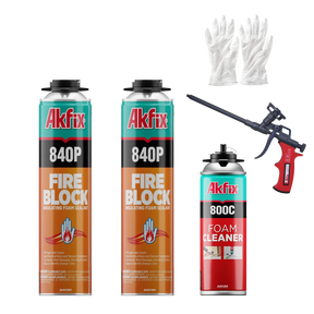 Espuma para pistola Akfix 840P B2 resistente al fuego