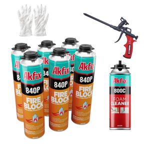 Espuma para pistola Akfix 840P B2 resistente al fuego