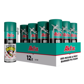 Akfix 895 Mouse & Pest Barrier Pu Foam 12 oz
