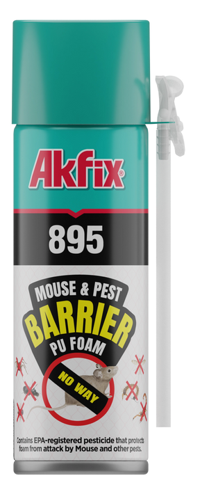 Akfix 895 Mouse & Pest Barrier Pu Foam 12 oz