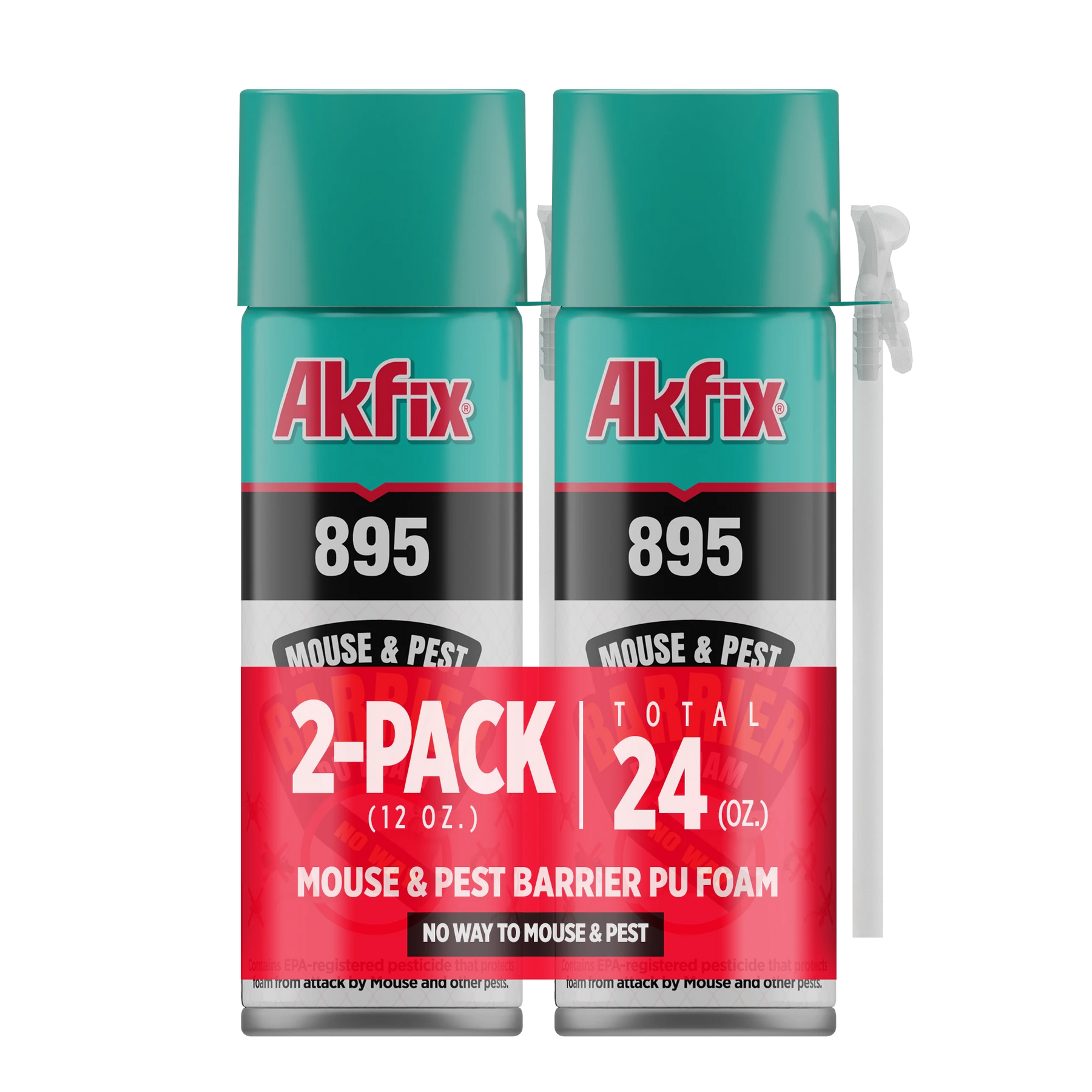 Akfix 895 Mouse & Pest Barrier Pu Foam 12 oz