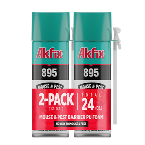 Akfix 895 Mouse & Pest Barrier Pu Foam 12 oz