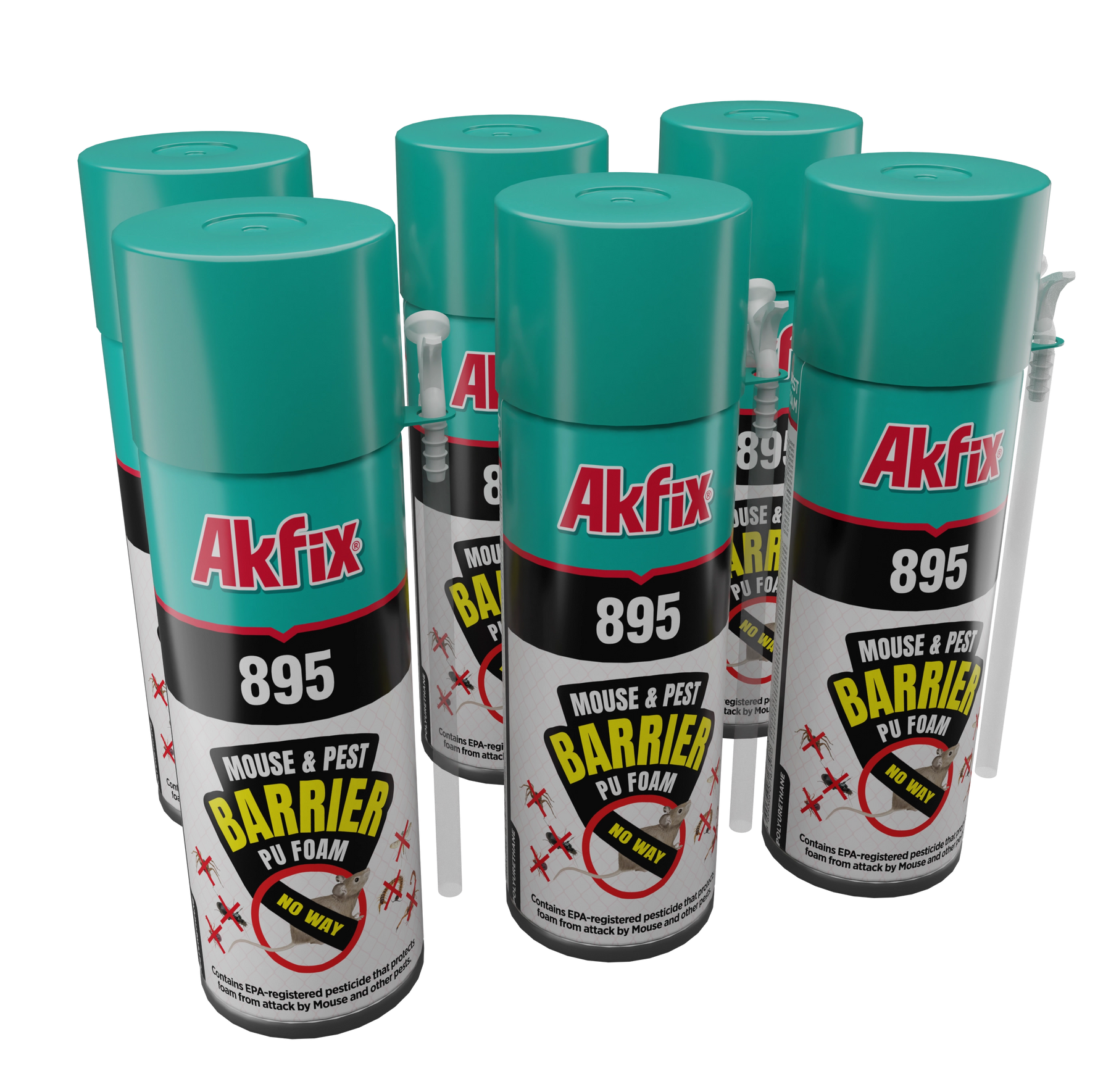 Akfix 895 Mouse & Pest Barrier Pu Foam 12 oz