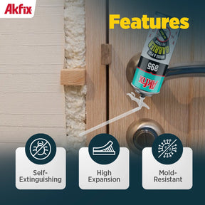 Akfix 895 Mouse & Pest Barrier Pu Foam 12 oz