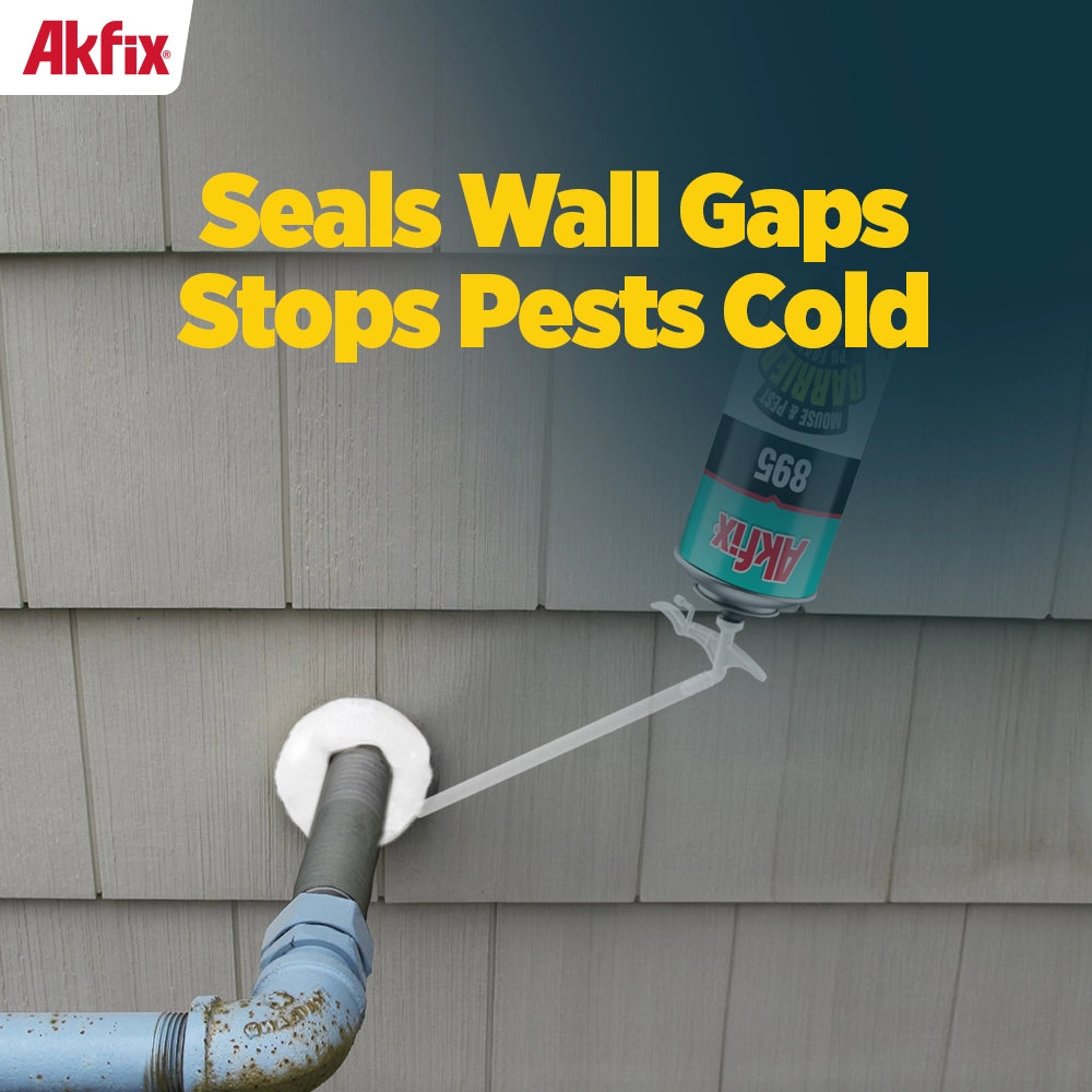 Akfix 895 Mouse & Pest Barrier Pu Foam 12 oz