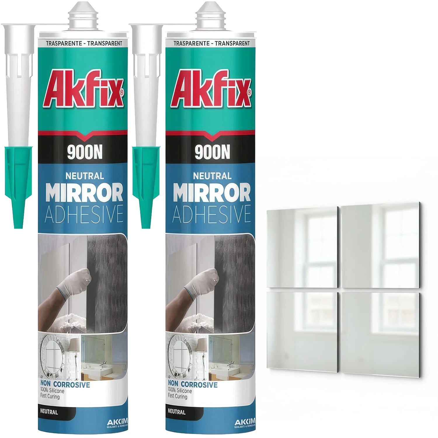 Akfix 900N Neutral Mirror Adhesive 10.5 fl oz