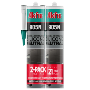 Akfix 905N Neutral 100% Pro Silicone Sealant (Building & Construction) 10.5 fl oz