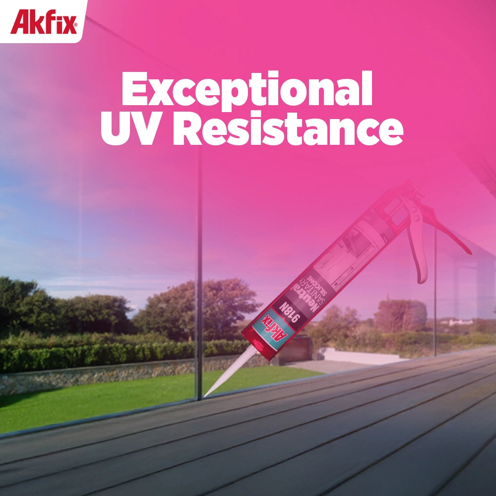 Akfix 918N Kitchen and Bath Silicone 10.5 fl oz