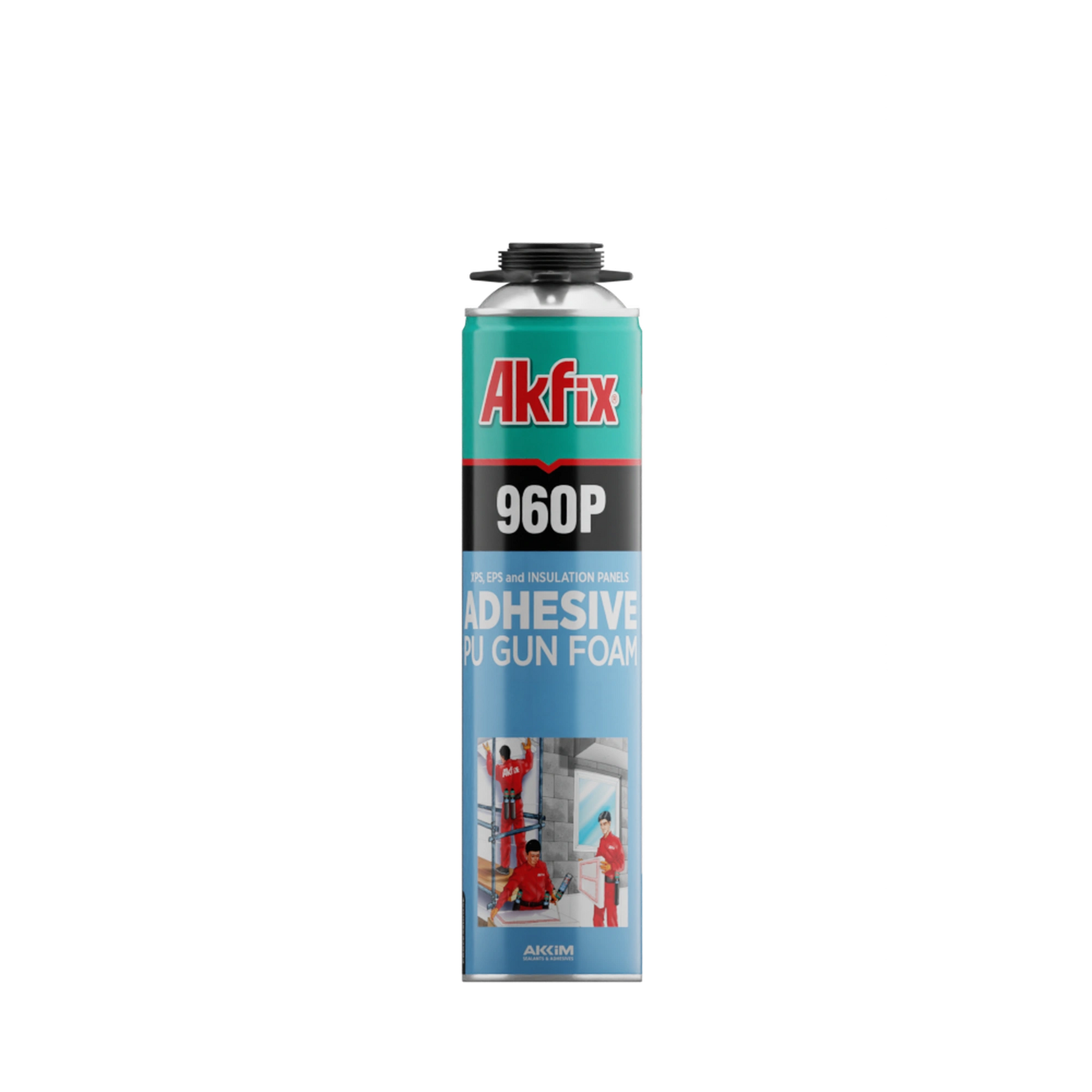 Akfix 960P Adhesive PU Gun Foam | High-Yield Construction Adhesive