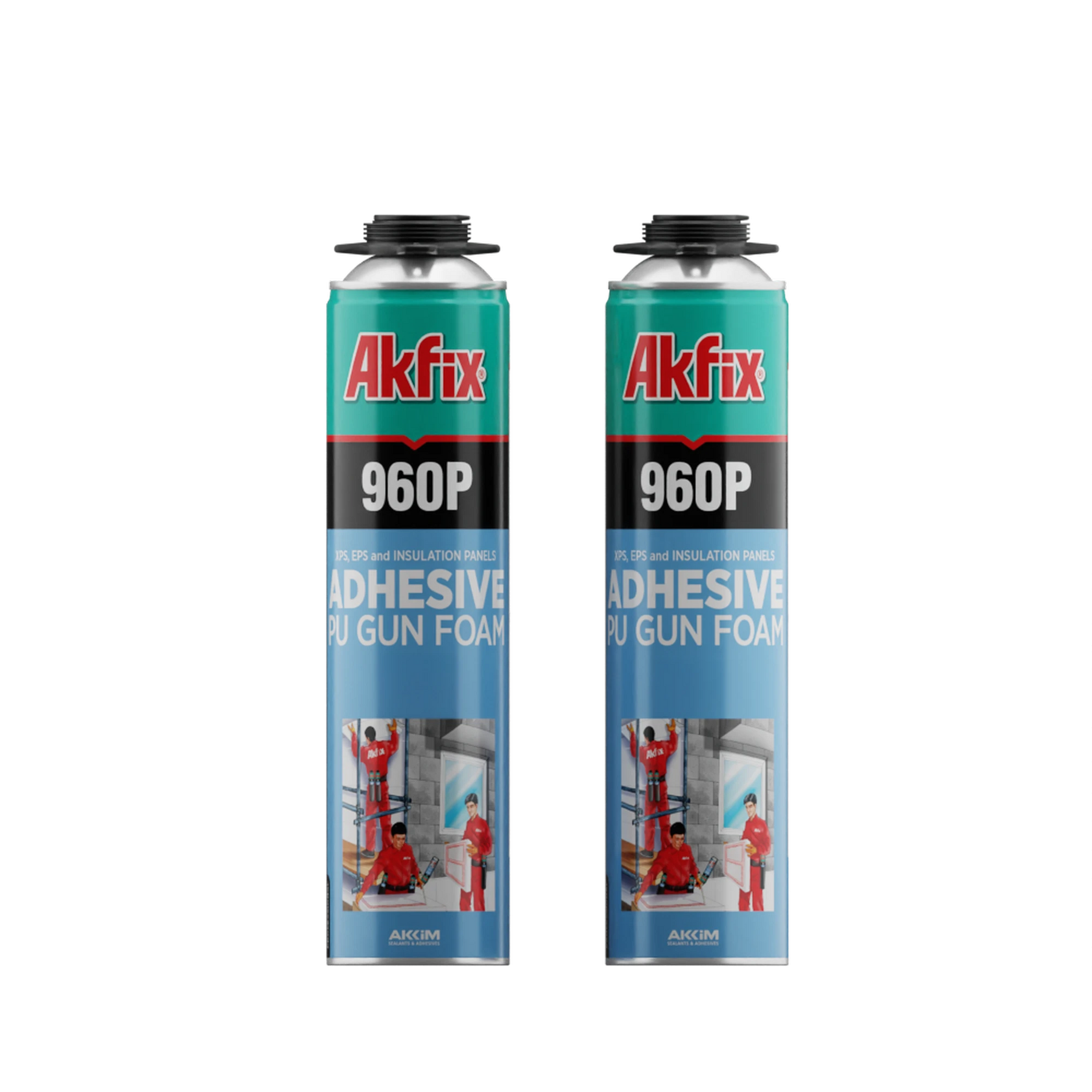 Akfix 960P Adhesive PU Gun Foam | High-Yield Construction Adhesive