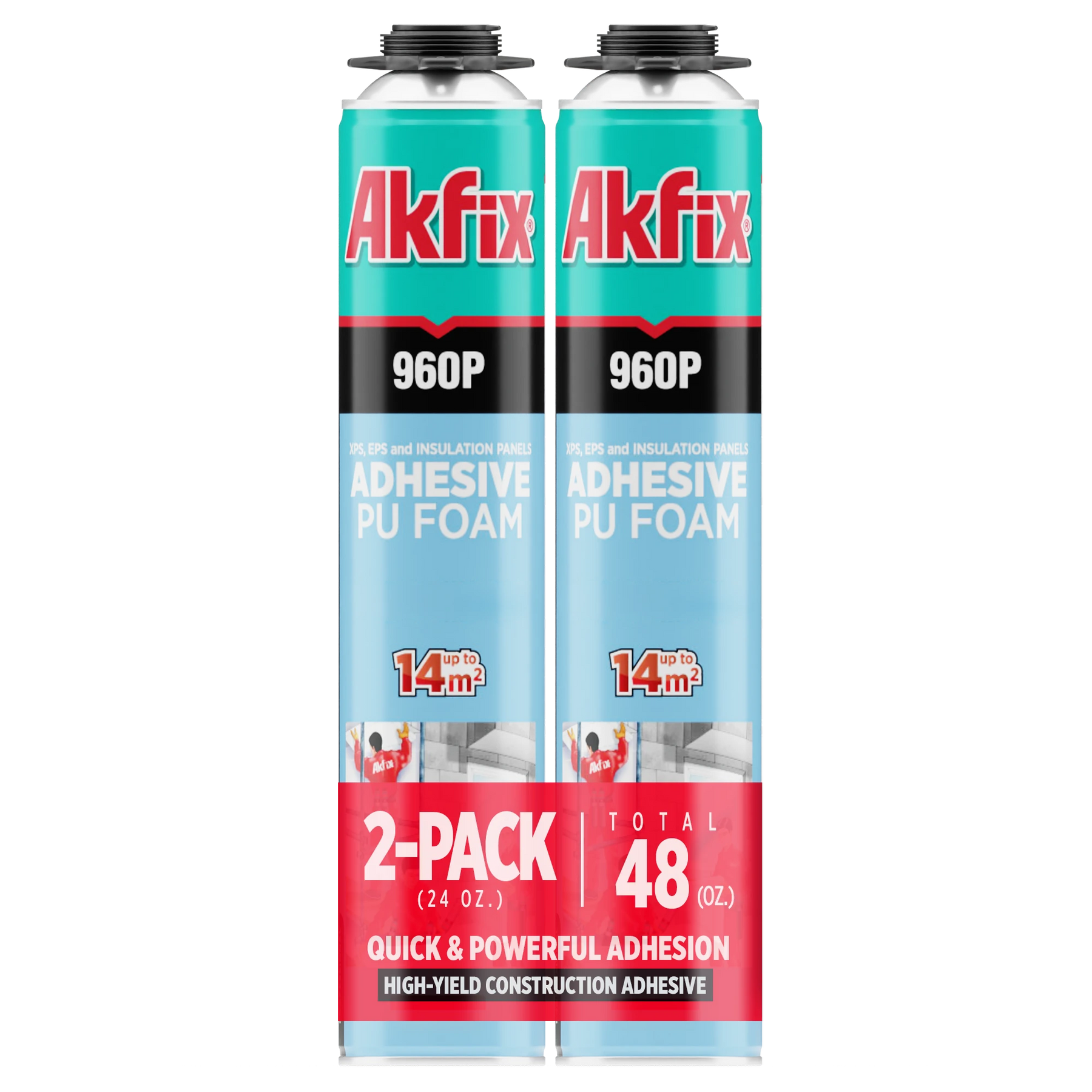 Akfix 960P Adhesive PU Gun Foam | High-Yield Construction Adhesive