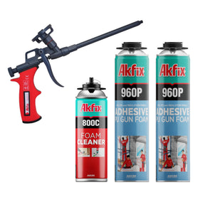 Akfix 960P Adhesive PU Gun Foam | High-Yield Construction Adhesive