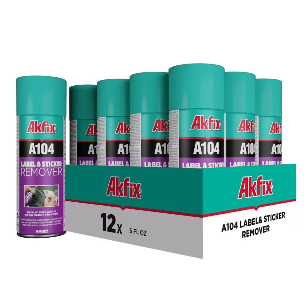 Akfix A104 Eliminador de etiquetas y calcomanías 6.76 oz/200 ml