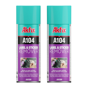 Akfix A104 Eliminador de etiquetas y calcomanías 6.76 oz/200 ml