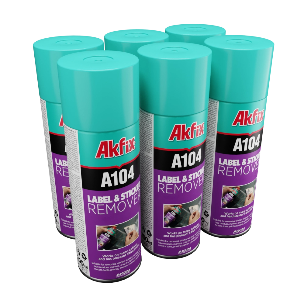 Akfix A104 Eliminador de etiquetas y calcomanías 6.76 oz/200 ml