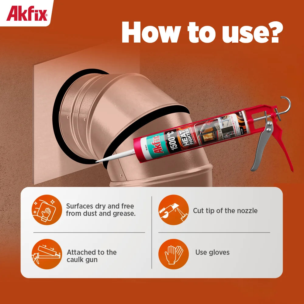 Akfix A1500 Fireplace Sealant