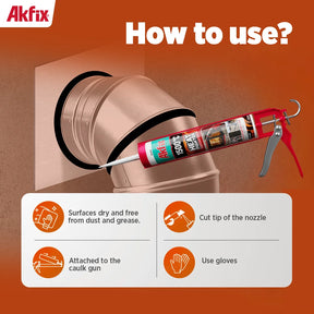 Akfix A1500 Fireplace Sealant