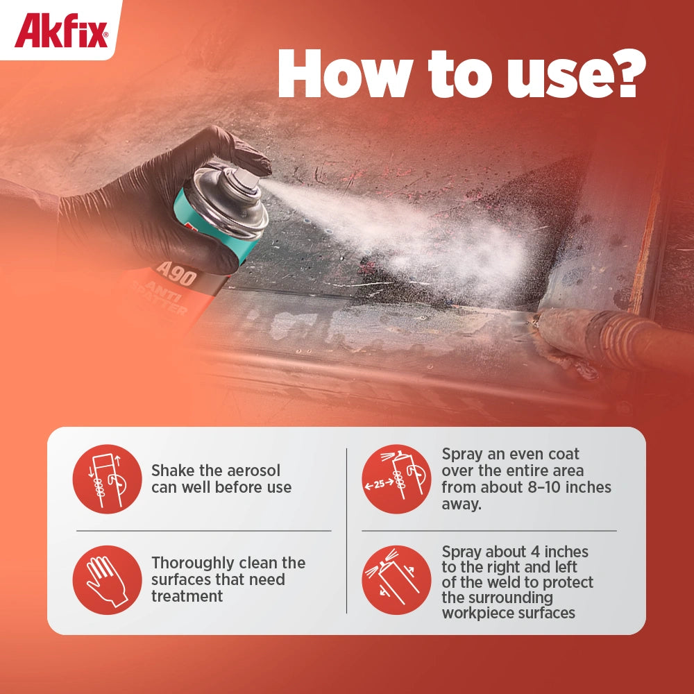 Akfix A90 Anti Spatter Spray 12 oz