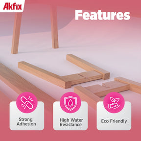 Akfix D2 PVA White Glue Super Frame Work  17.6 fl oz