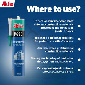 Akfix P635 PU Sealant 10.5 fl oz