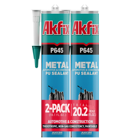 Akfix P645 Automotive Seam Sealer - Metal Automotive & Construction Polyurethane Sealant, 10.1 fl oz