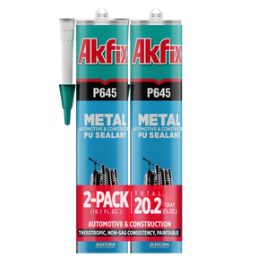 Akfix P645 Automotive Seam Sealer - Metal Automotive & Construction Polyurethane Sealant, 10.1 fl oz