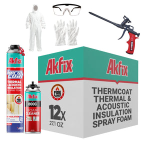 Akfix Thermcoat Insulation & Acoustic Professional Foam, Closed Cell