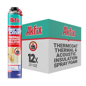 Akfix Thermcoat Insulation & Acoustic Professional Foam, Closed Cell