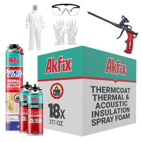 Akfix Thermcoat Insulation & Acoustic Professional Foam, Closed Cell