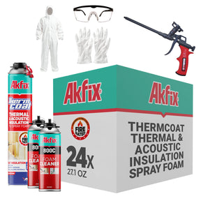 Akfix Thermcoat Insulation & Acoustic Professional Foam, Closed Cell
