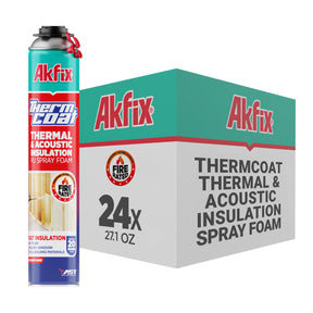 Akfix Thermcoat Insulation & Acoustic Professional Foam, Closed Cell