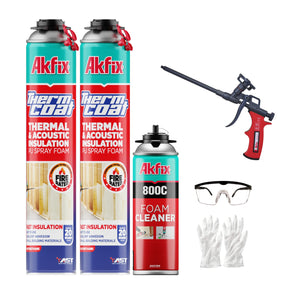 Akfix Thermcoat Insulation & Acoustic Professional Foam, Closed Cell