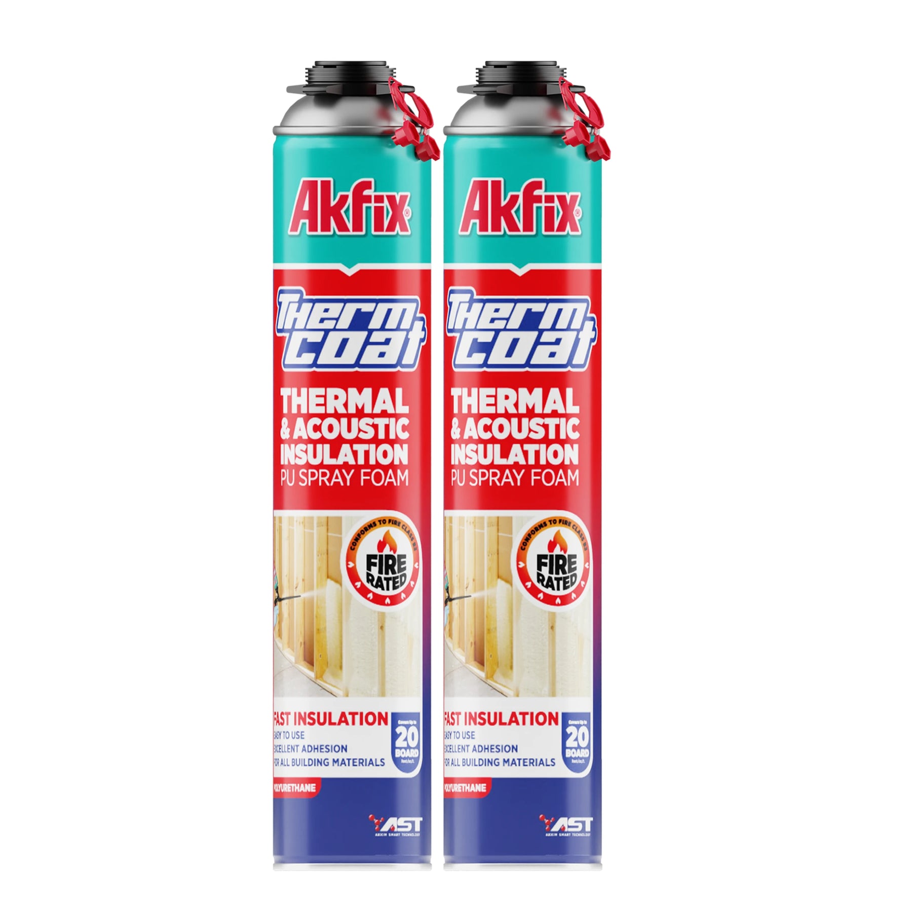 Akfix Thermcoat Insulation & Acoustic Professional Foam, Closed Cell