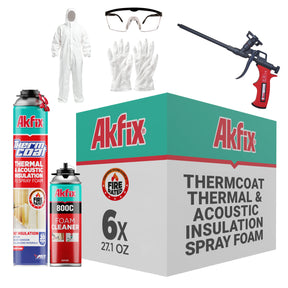 Akfix Thermcoat Insulation & Acoustic Professional Foam, Closed Cell