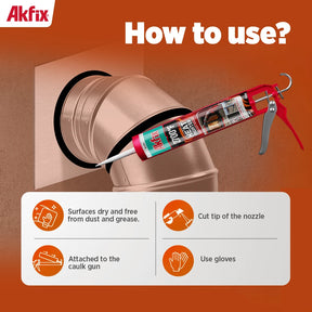 Akfix 2700 Heat Fighter Fireplace Sealant