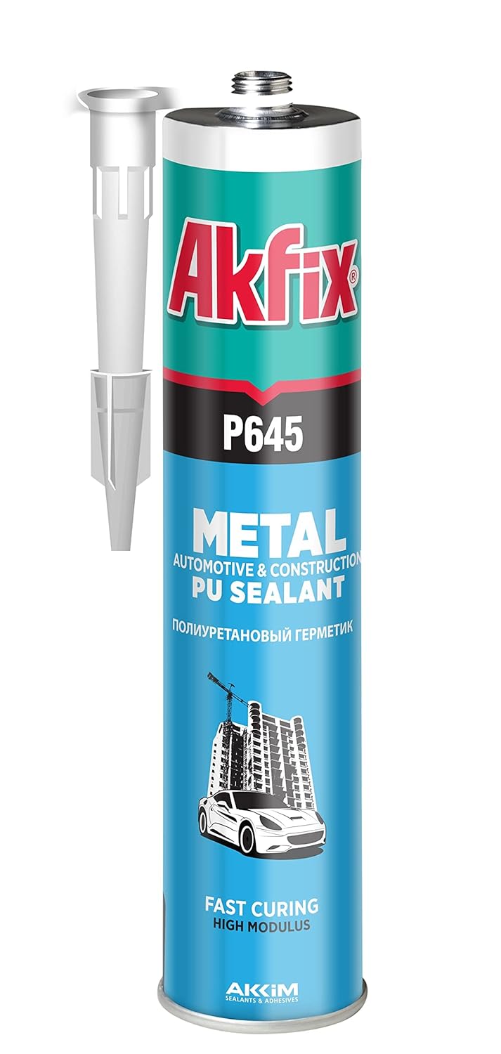 Akfix P645 Automotive Seam Sealer - Metal Automotive & Construction Polyurethane Sealant, 10.1oz