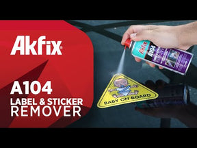 Akfix A104 Label & Sticker Remover 6.76 Oz/200Ml