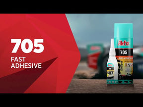 Akfix 705 Superfast Adhesive (CA Glue (0.80 oz) with Spray Adhesive Activator (3.30 fl oz))