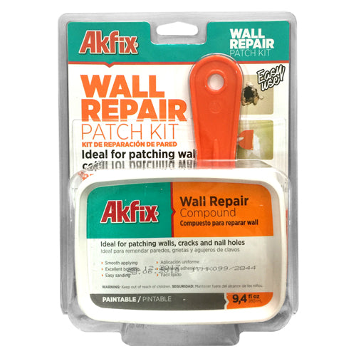 Kit de reparación de pared Akfix blanco 9.5 FL. Onz